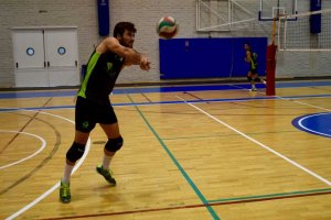 Casimiro en plena acción.