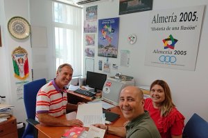 Reunión entre el alcalde y Antonio J. Casimiro.