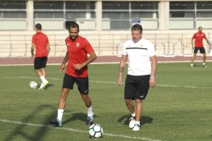 José Verza con Ángel Férez.