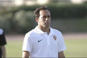 Fran Fernández entrenador del Almería.