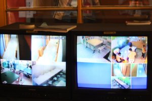 Monitores en un centro de menores de Almería.