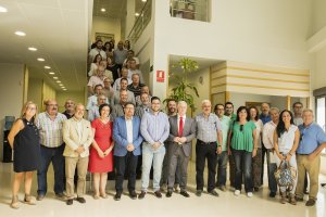 El consejero ha escuchado a representantes de todas las comarcas en el ayuntamiento de Tabernas.