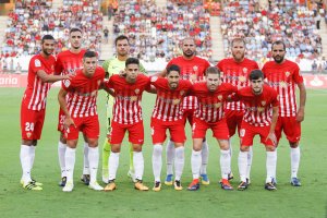 El once del Almería ante el Lorca.