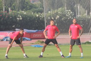 Los jugadores del Almería tienen claro que no van a sufrir.