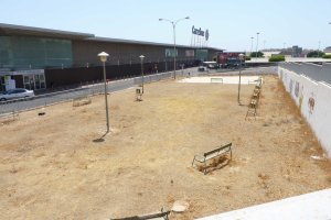 Parcela donde se abrirá el parque canino.