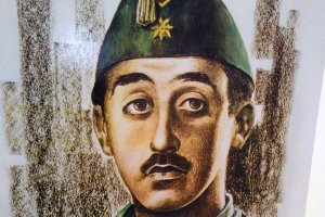 Retrato de Franco en la muestra de la Hermandad