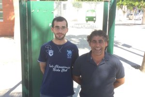 Los vocales del PSOE, Juan Francisco Puga y Miguel Suárez.