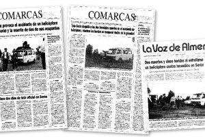 Reproducción de los artículos publicados en LA?VOZ en 1992 referentes al accidente aéreo de Serón.