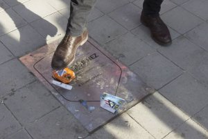 Placa de Hugo Sánchez en el Paseo de las Leyendas.