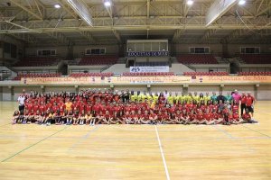 La gran familia del balonmano roquetero.