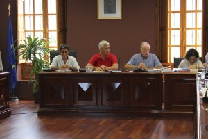 Momento del Pleno en el que se aprobó la propuesta.