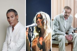 Tres de los protagonistas de la programación: Pitingo, India Martínez y Juan Diego.