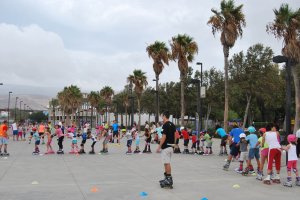 Patinadores.