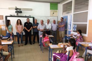 Inauguración del Programa de Educación Vial en el CEIP?La Canal.