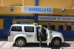 Sede del Marbella en el Estadio Municipal.