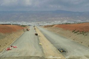 Estado de las obras de la variante de Roquetas.