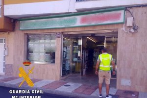 Establecimiento en el que robó el detenido.