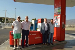 Ismael Torres en las instalaciones de Cepsa.