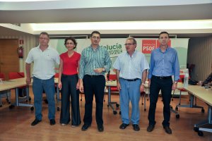 Núcleo duro de la ejecutiva del PSOE en 2011.