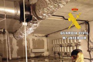 Lugar en el que estaba la droga.