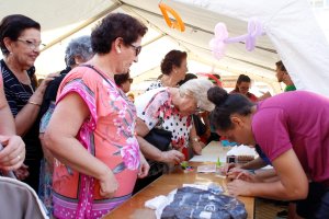 Realización de uno de los talleres en Adra