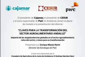 Cartel de las jornadas de Cajamar.