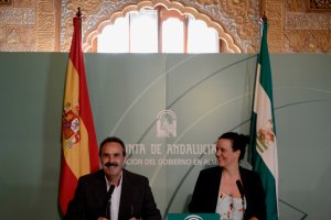 Balance del verano en el Museo de Almería, ayer en la Delegación de la Junta.