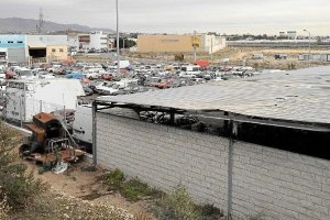 Depósito de vehículos en el Sector 20