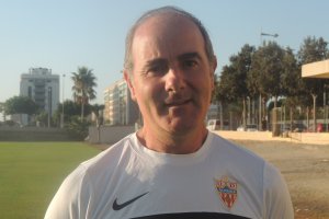 Javi Fernández, el psicólogo del Almería B.