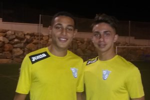 Los dos jugadores del Aguadulce que han firmado en el Málaga.