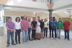 Inicio del curso en la Escuela del Mármol de Fines.