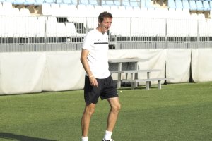 Ramis en el entrenamiento de esta mañana.