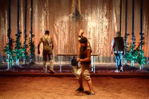 Escena de Dentro de la tierra, en el Valle-Inclán hasta noviembre. Imagen: MarcosGpunto