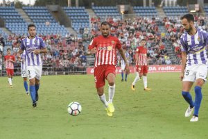 Nauzet Alemán fue titular ante el Valladolid.