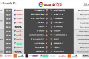 La jornada 13 al completo.
