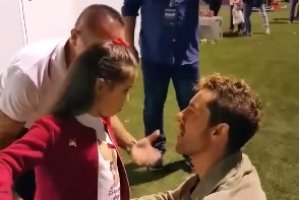 La menor conoce a su ídolo.