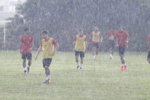 Tromba de agua en el campo de la Vega.
