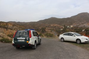 Guardia Civil por la barriada de Royo Morera (foto de archivo).