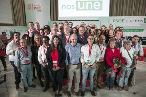 Foto de familia con Sánchez Teruel a la cabeza.