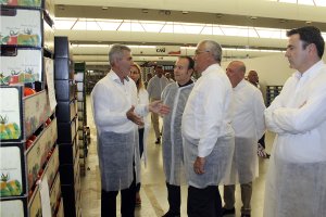 El consejero de Economía visitó ayer la CASI