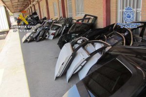 En unos casos los desguazaban para darles salida por piezas.