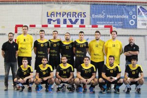 La plantilla del Bahía de Almería.