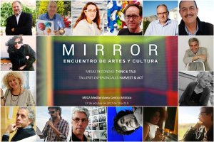 Cartel con los participantes en el proyecto Mirror.