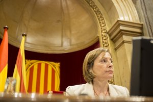 La presidenta de la Cámara, Carme Forcadell.