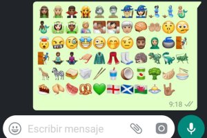Los nuevos emojis que llegan a WhatsApp.
