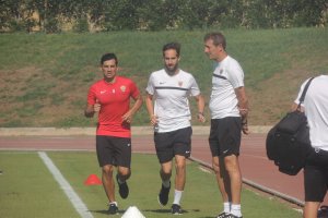 Tino Costa está deseando ponerse a punto para ayudar en el Almería.