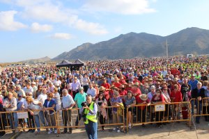 Varios  miles de agricultores de la comarca se concentraron el pasado 16 exigiendo recursos hídricos para sus tierras.