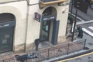 Sucursal que se ha intentado atracar.