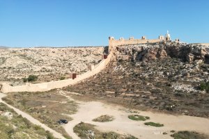 Imagen de la zona de La Hoya junto a San Cristóbal