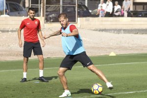 Morcillo, este miércoles en la Vega.